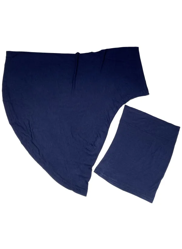 Navy Hijab Plain