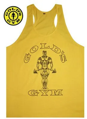 New 2017 Bodybuilding Vest Men GOLD'S sports Tank Top Professional GYM Fitness mens Tank Top Size M-XXL