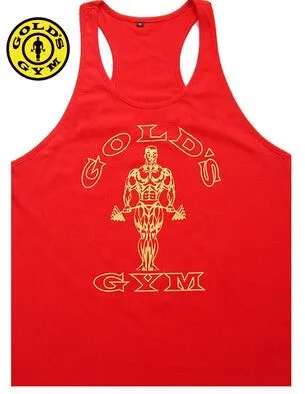 New 2017 Bodybuilding Vest Men GOLD'S sports Tank Top Professional GYM Fitness mens Tank Top Size M-XXL