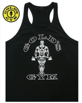 New 2017 Bodybuilding Vest Men GOLD'S sports Tank Top Professional GYM Fitness mens Tank Top Size M-XXL