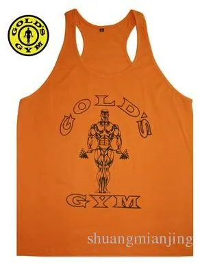 New 2017 Bodybuilding Vest Men GOLD'S sports Tank Top Professional GYM Fitness mens Tank Top Size M-XXL