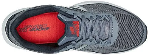 NEW BALANCE MEN'S MX517V1 CROSS TRAINER, GREY/RED, 10 4E US