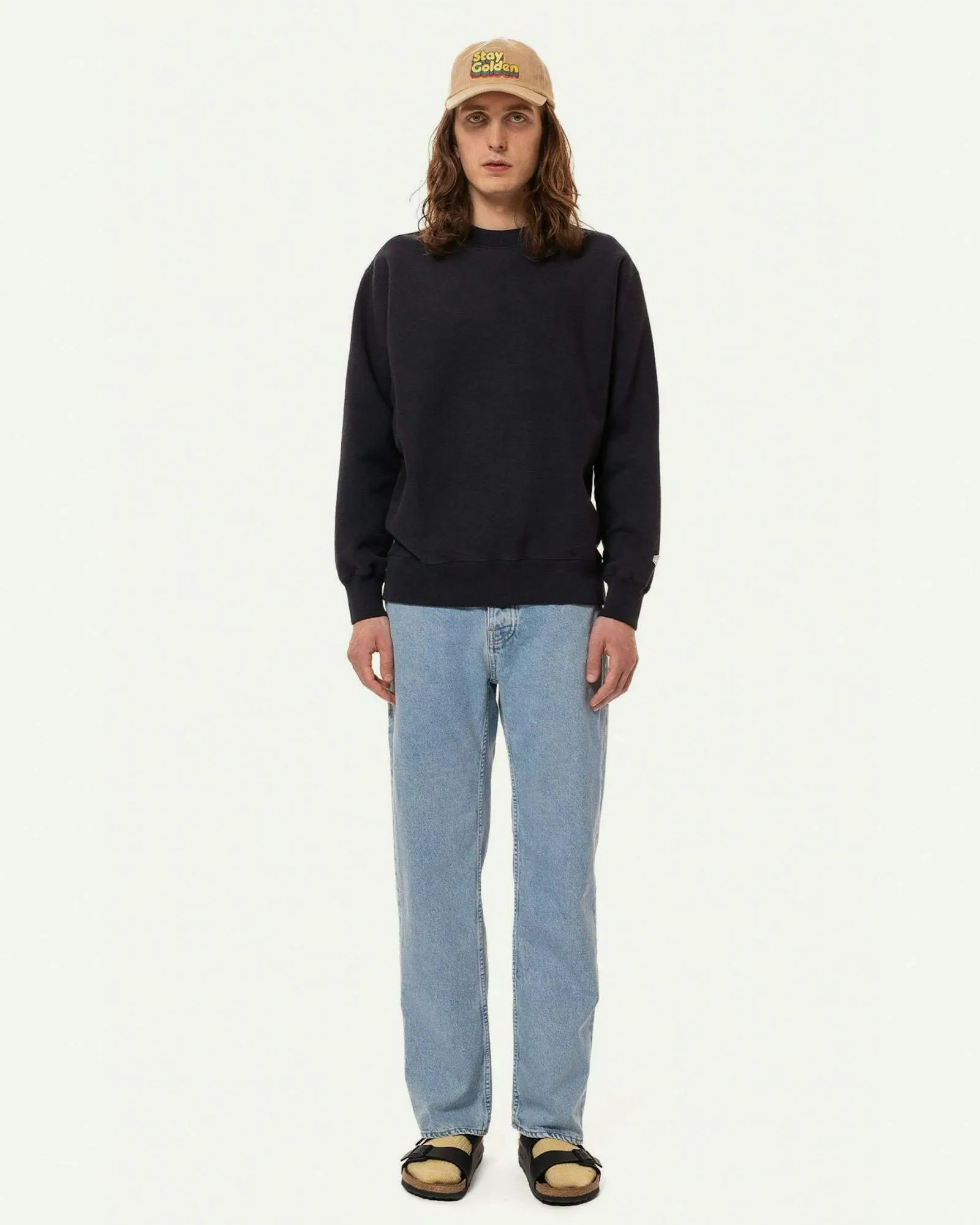 Nudie Jeans Hasse Crew Neck Sweat - Navy