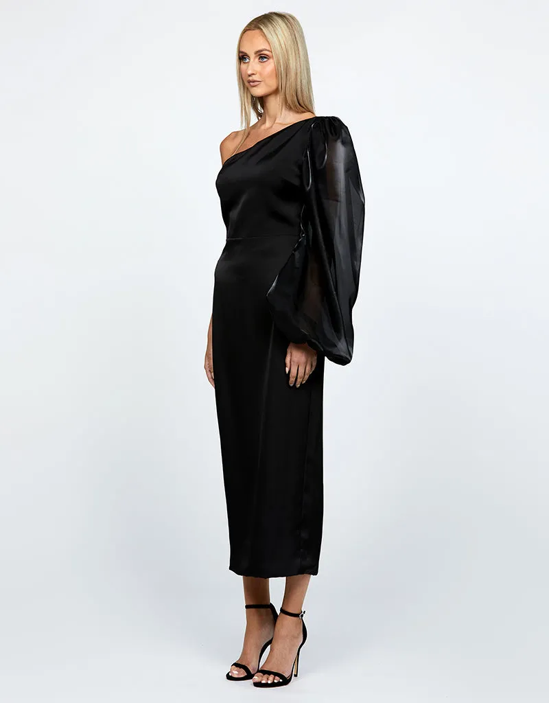 NYSSA ONE SLEEVE MIDI B67D41S