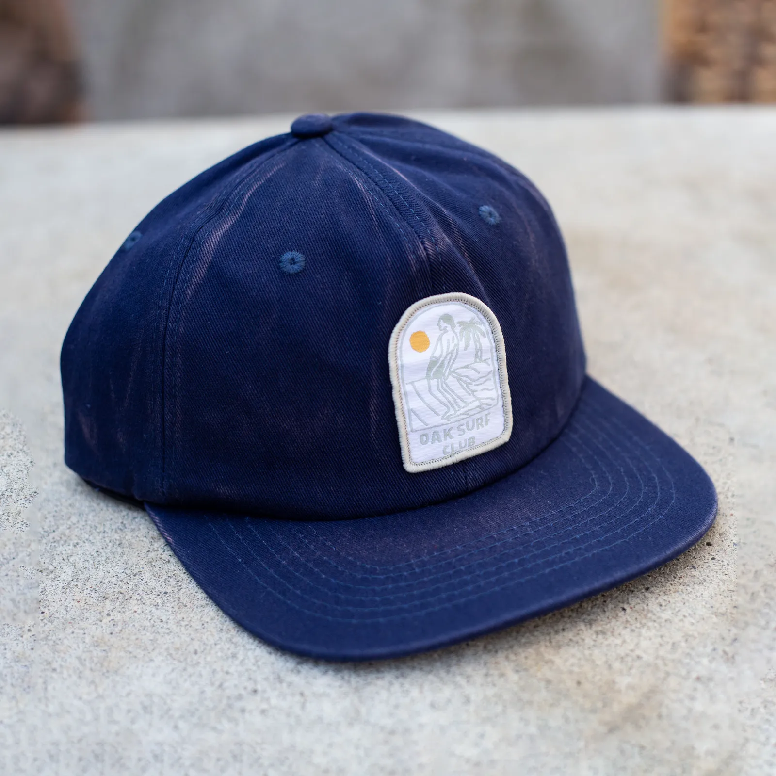 OAK SURF CLUB NOSERIDER PATCH HAT - NAVY