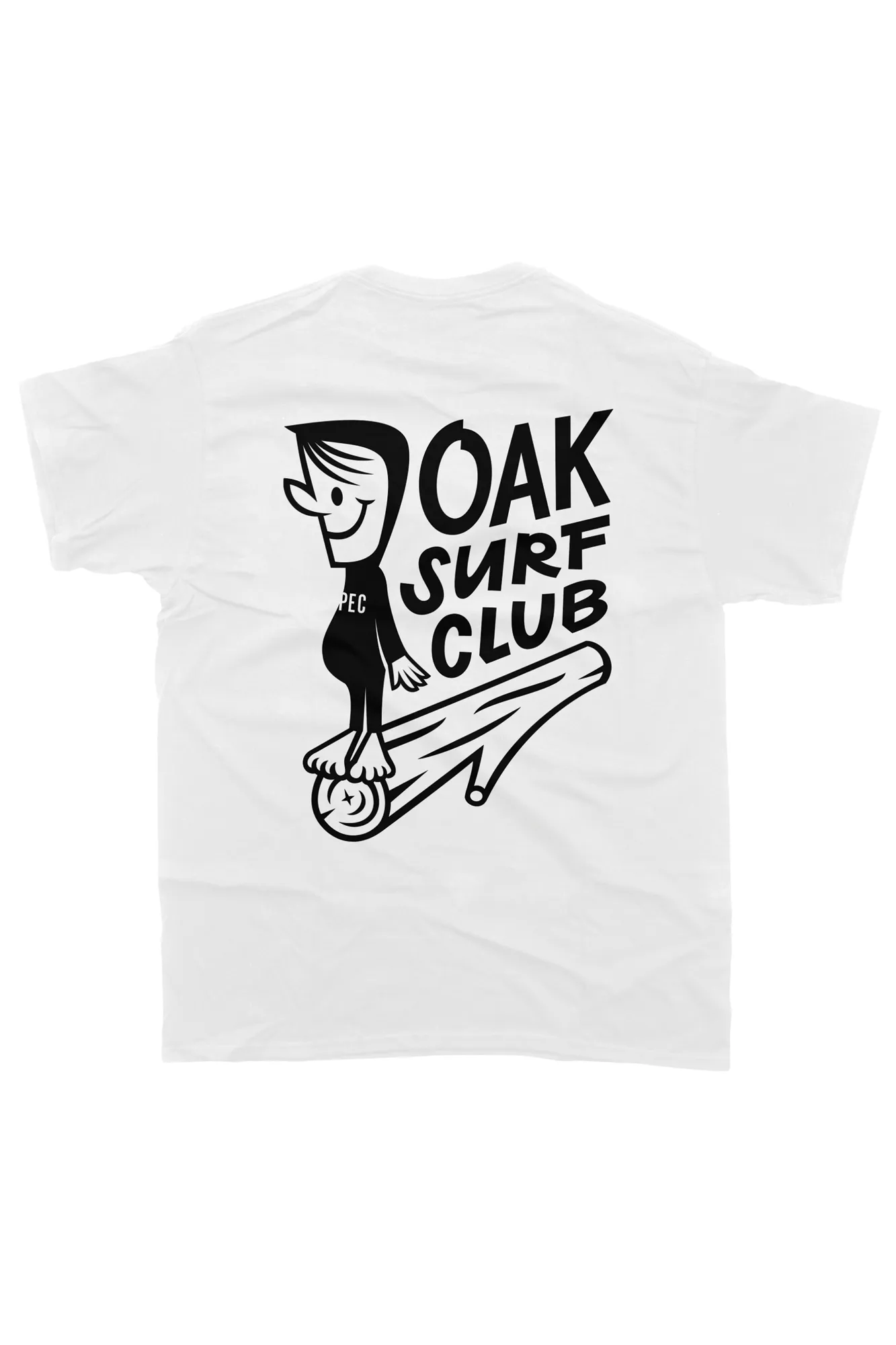 OAK SURF CLUB UNISEX GROVER TEE - WHITE