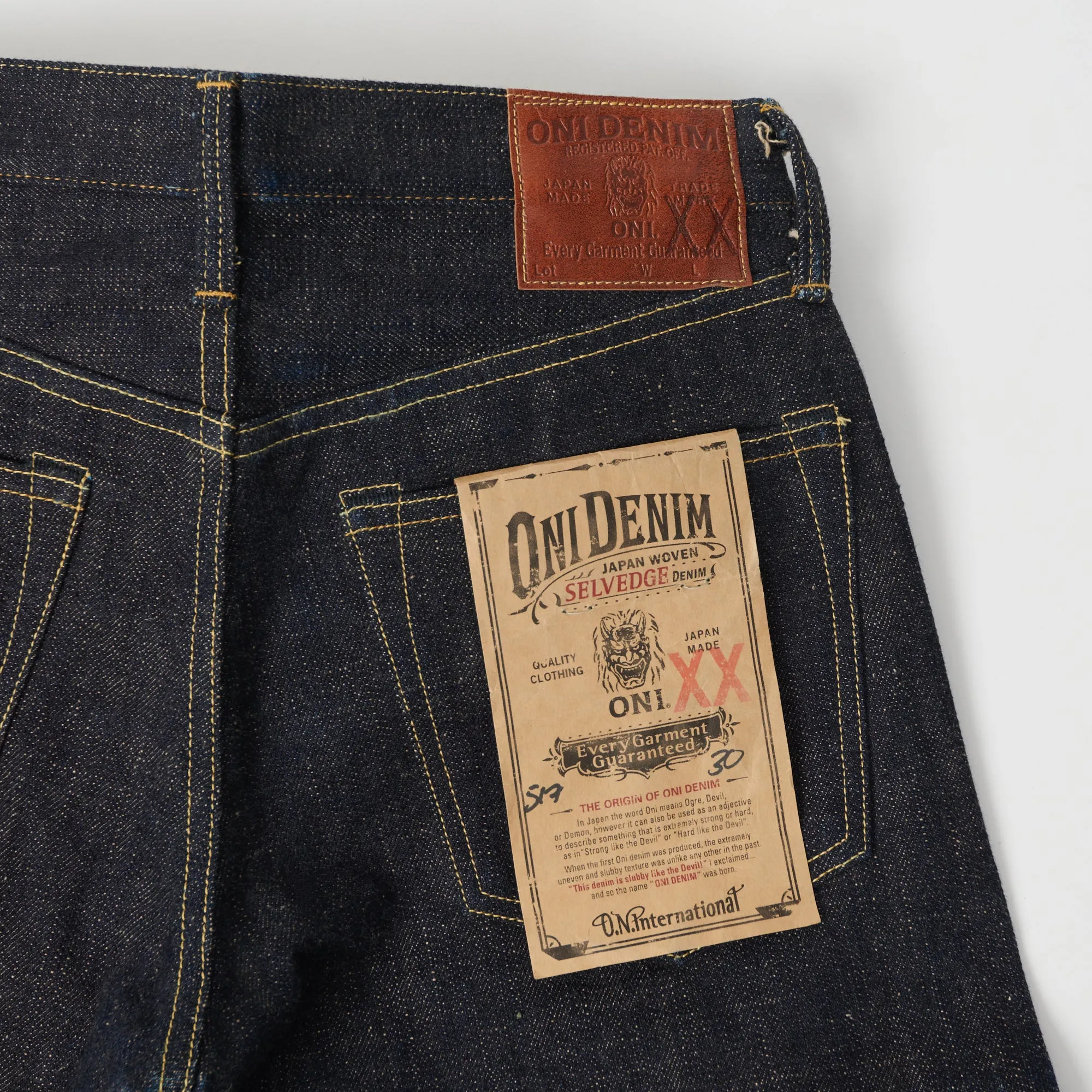 ONI 517XX 16.5oz Slim Straight Jean - Raw