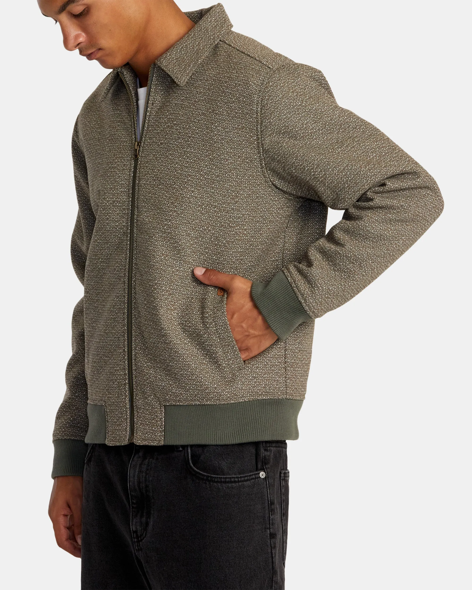 Pisco Zip-Up Jacket - Olive