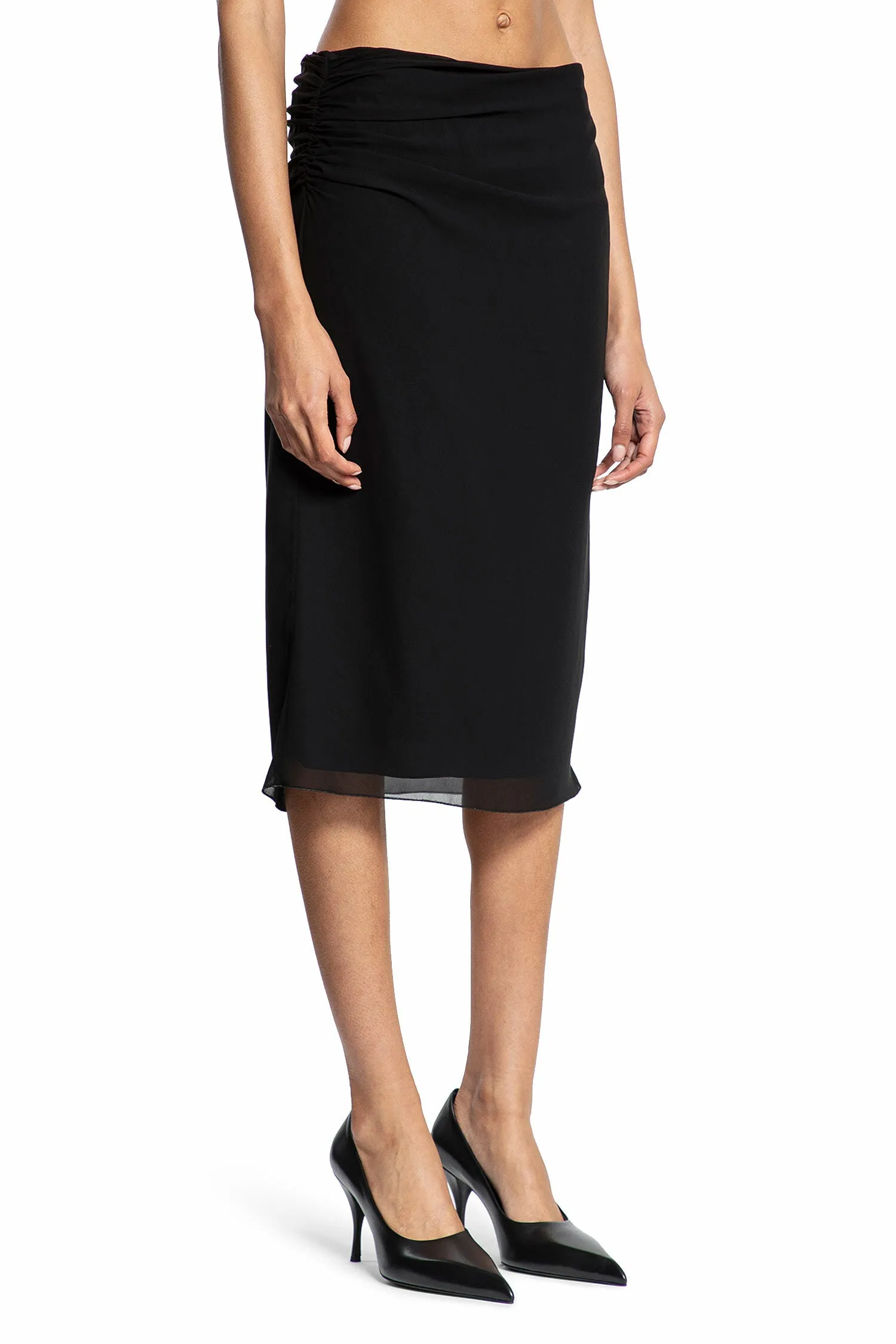 PRADA WOMAN BLACK SKIRTS