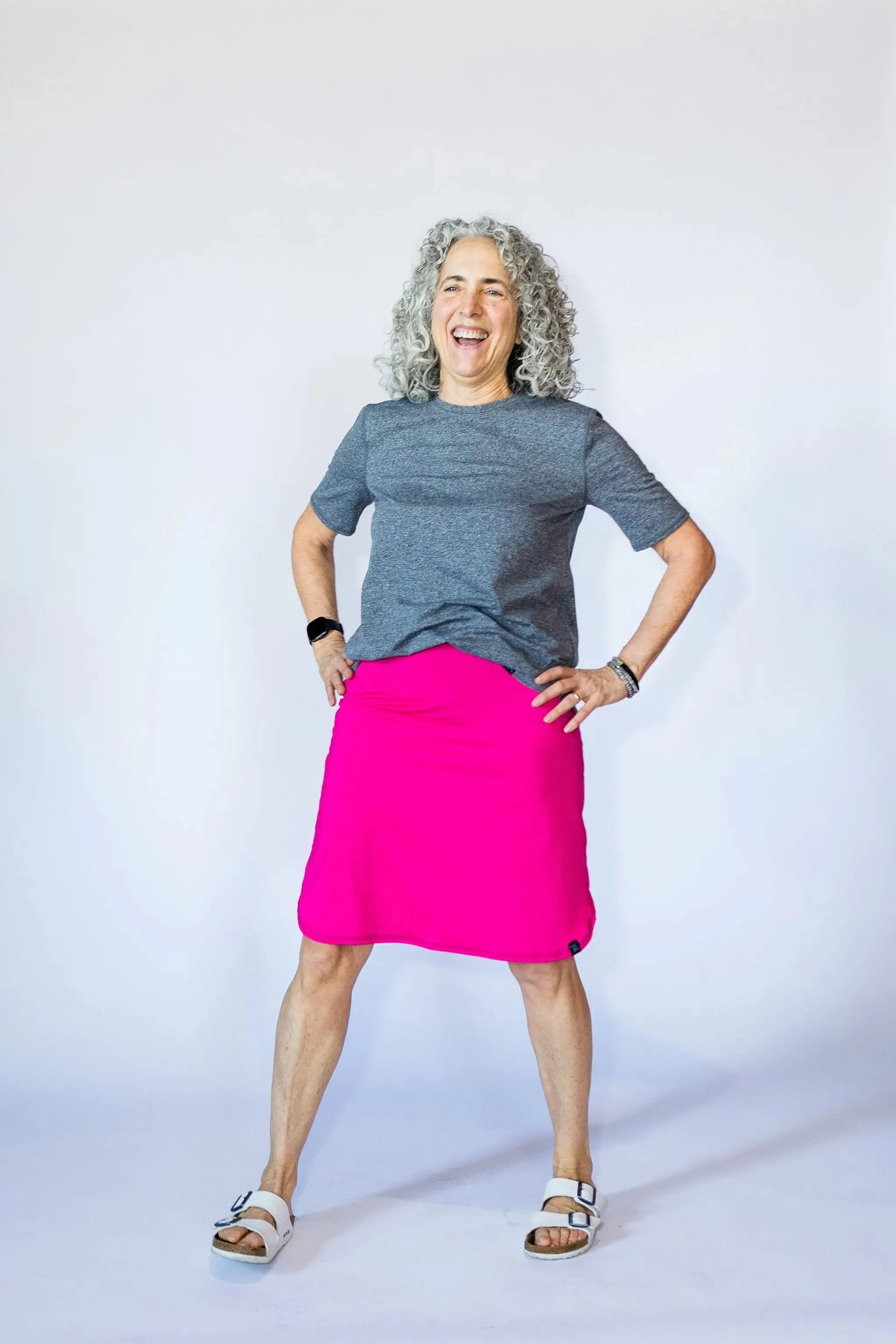 Recycled All Day Active Skirt - Magenta