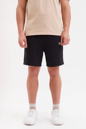 Relaxed Fit Brushed Terry Shorts with Penshoppe Branding