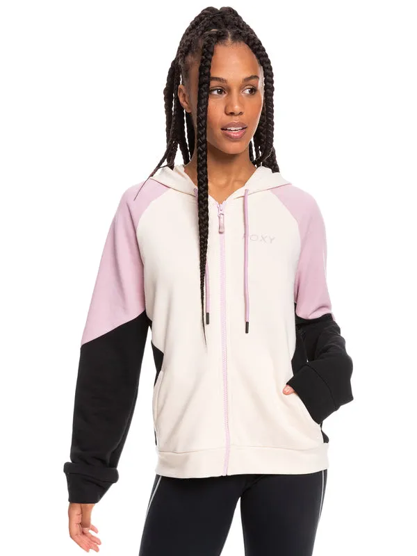 Roxy felpa con cappuccio e zip donna