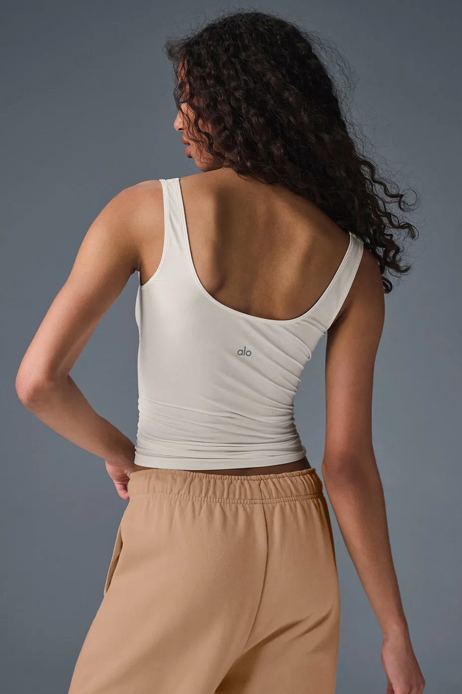 Sheer Glow Tank - Ivory