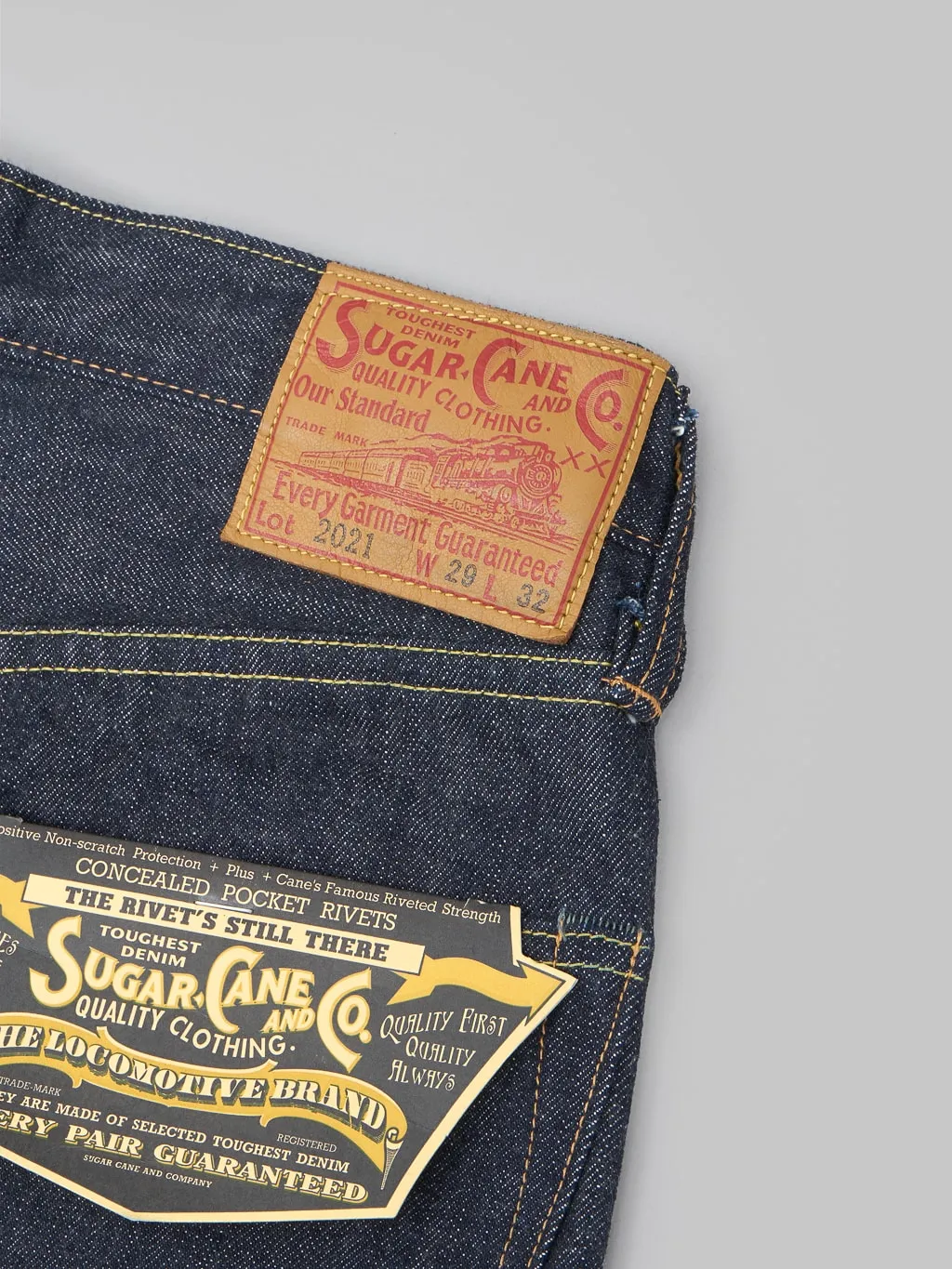 Sugar Cane "2021 Model" 14.25oz Slim Tapered Jeans