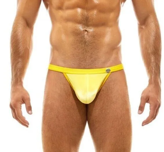 Swimwear Modus Vivendi Pure Velvet Swim Briefs Tanga-Cut Yellow ES2112 87