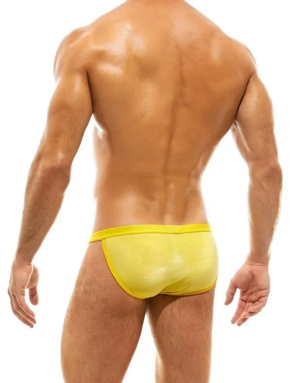 Swimwear Modus Vivendi Pure Velvet Swim Briefs Tanga-Cut Yellow ES2112 87