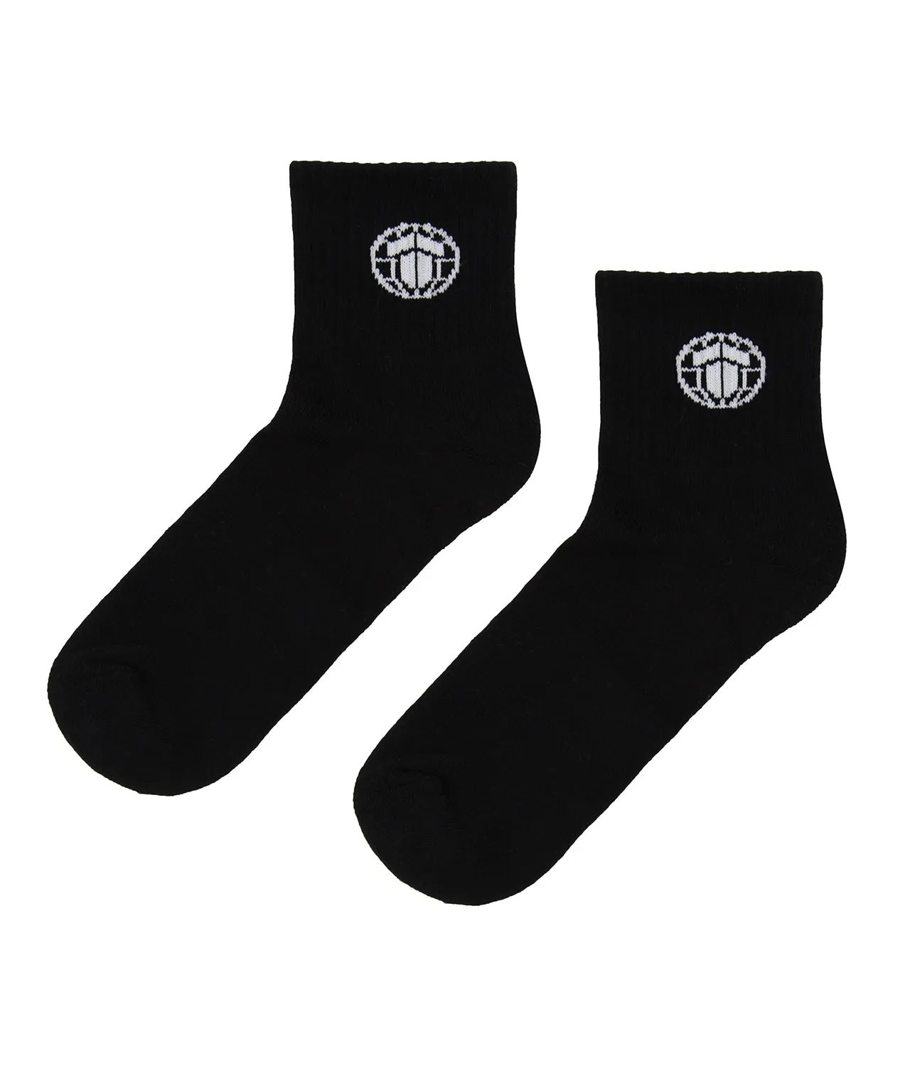 Tatami Half Crew Socks - Black