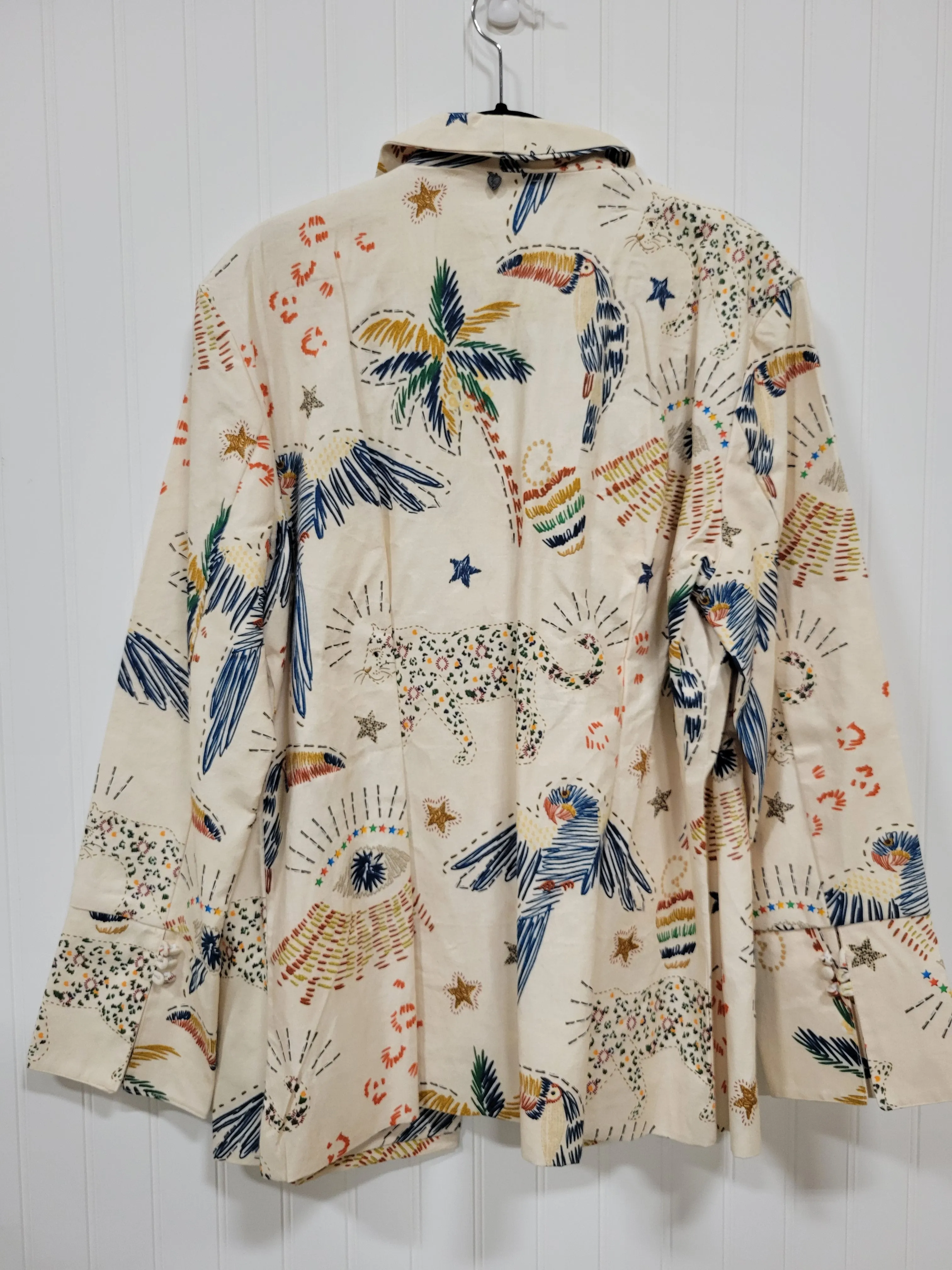 Tropical Print Blazer