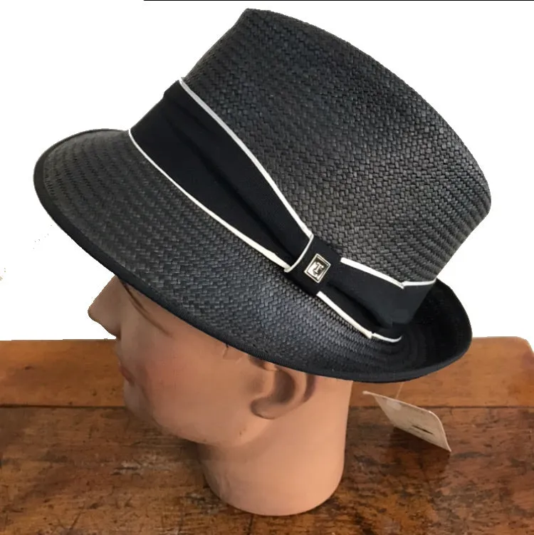 Truffaux - Hudson Trilby -  Panama - Black