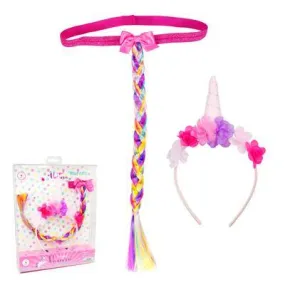 Unicorn Headband & Tail Set