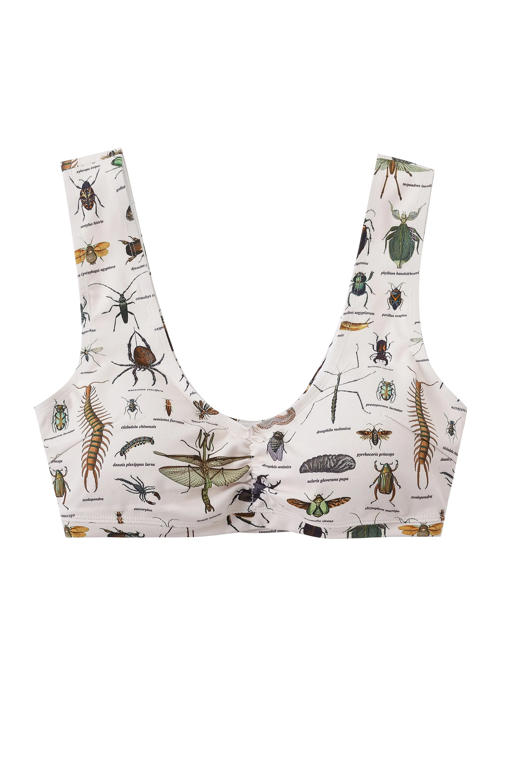 Worst Bugs Yoga/Swim Scrunch Bra