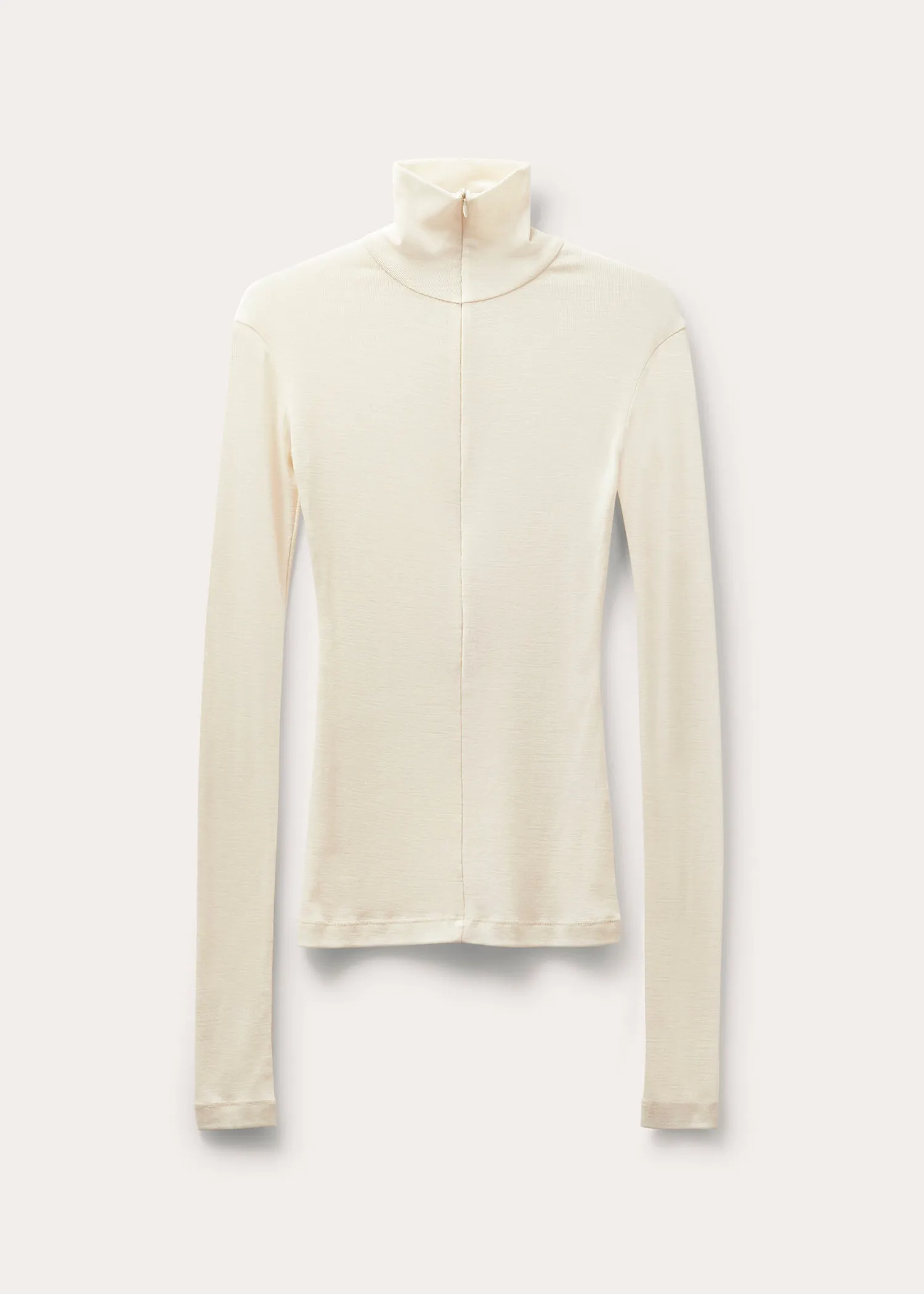 Zip Turtle Neck Top