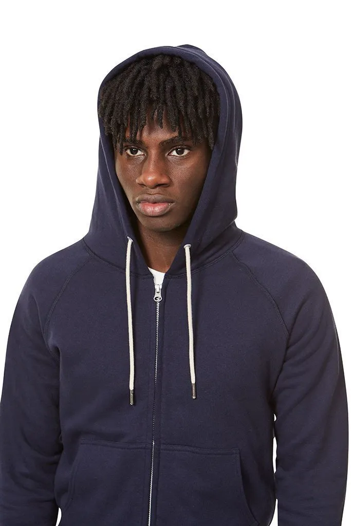 Zip Up Hoodie - Navy