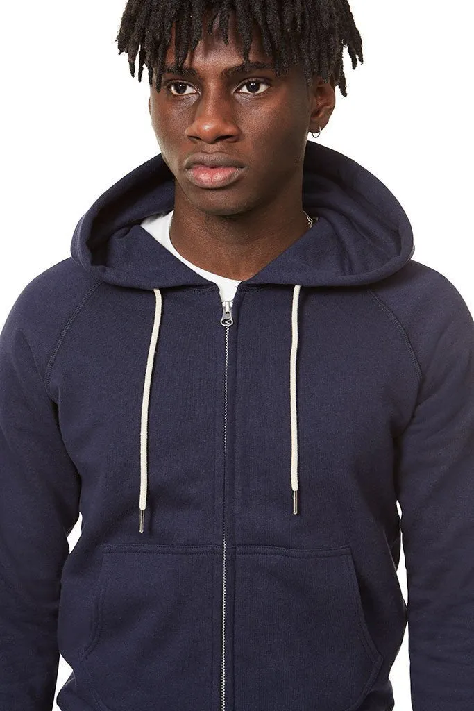 Zip Up Hoodie - Navy